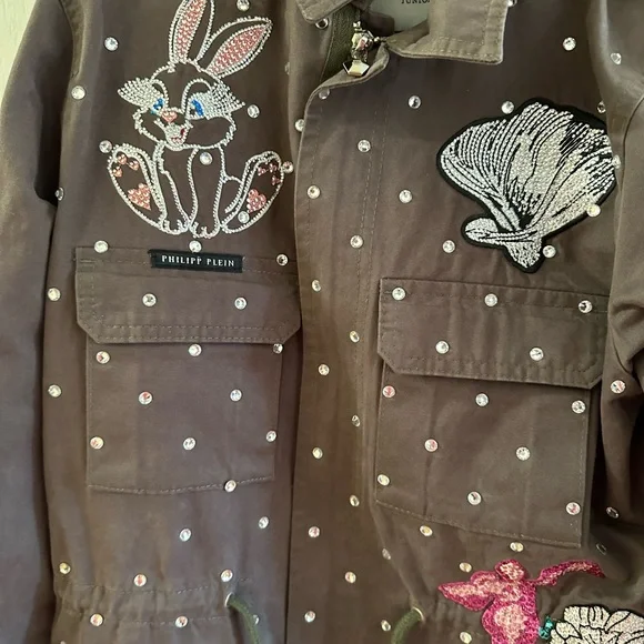 PARKA CRYSTALby Philipp PLein brand new